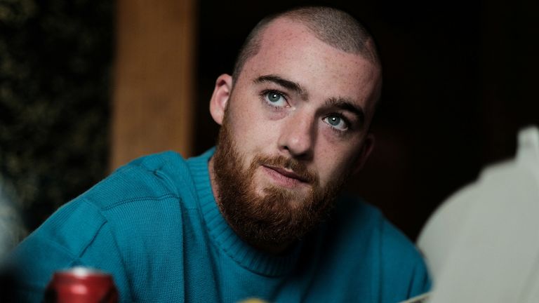 Angus Cloud on set for Euphoria. Pic: HBO/Eddy Chen/Reuters