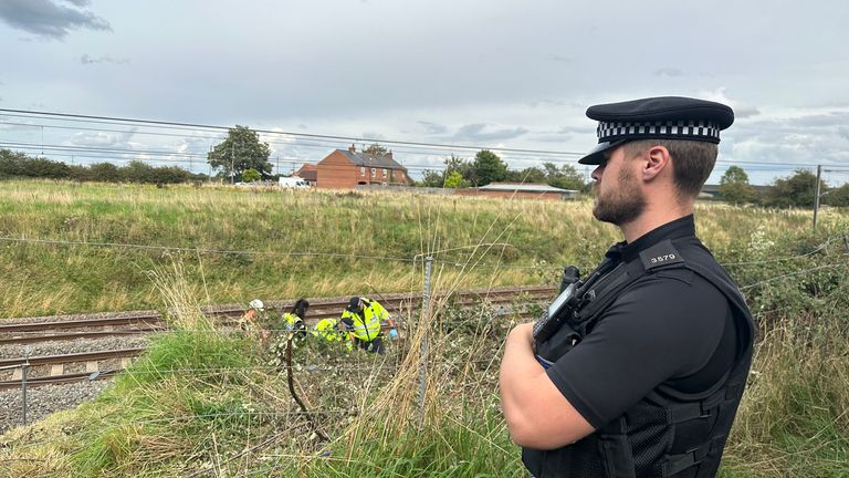 Sergeant Graham Saville: Nottinghamshire police officer hit by train while helping 'distressed' man has died