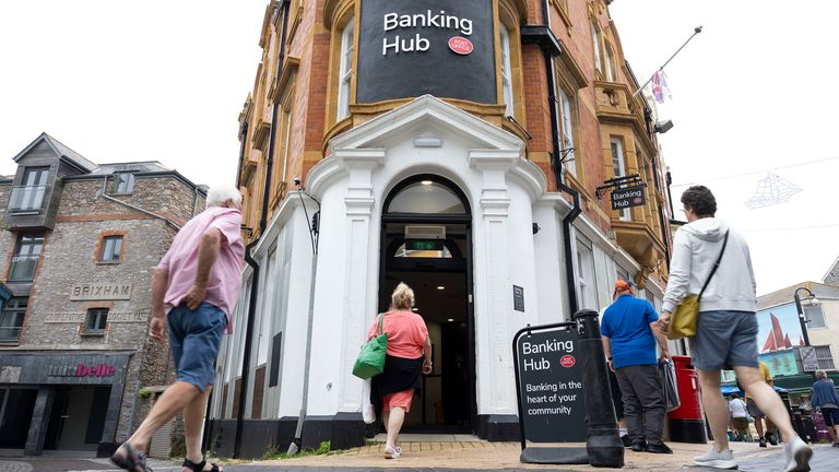 Brixham Banking Hub. Pic: HMT