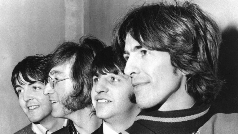The Beatles, from left, Paul McCartney, John Lennon, Ringo Starr and George Harrison. 