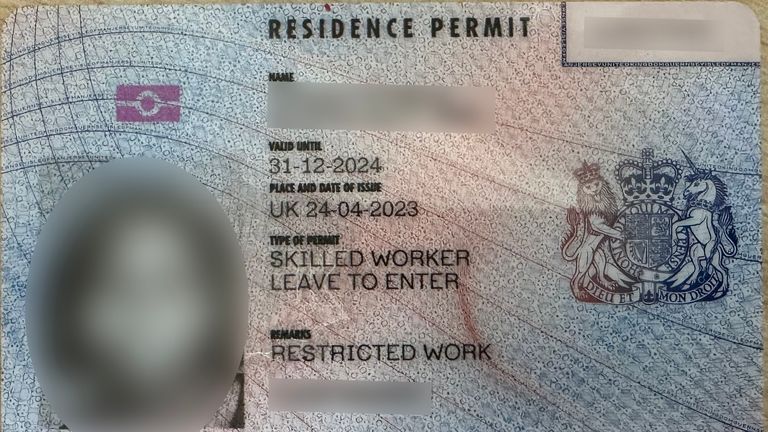 Blessing, not her real name, told us she arrived in the UK three months ago. She says she paid someone she calls an &#34;agent&#34; in Nigeria £10,000 to arrange a job as a carer in the UK. But when she got here she found there was no work for her. Lisa Holland VT on Skilled Worker Visas.