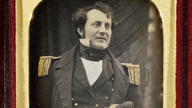 Com. Fitzjames - Pre-eminent set of daguerreotypes of Franklin&#39;s lost expedition to the Northwest passage. Pic: Sotheby&#39;s