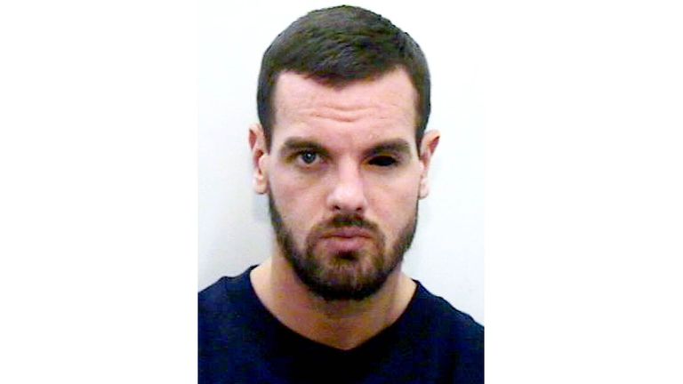  Undated Greater Manchester Police handout file photo of Dale Cregan, as photographs appearing to show the one-eyed police killer in maximum-security Ashworth Hospital have been released.