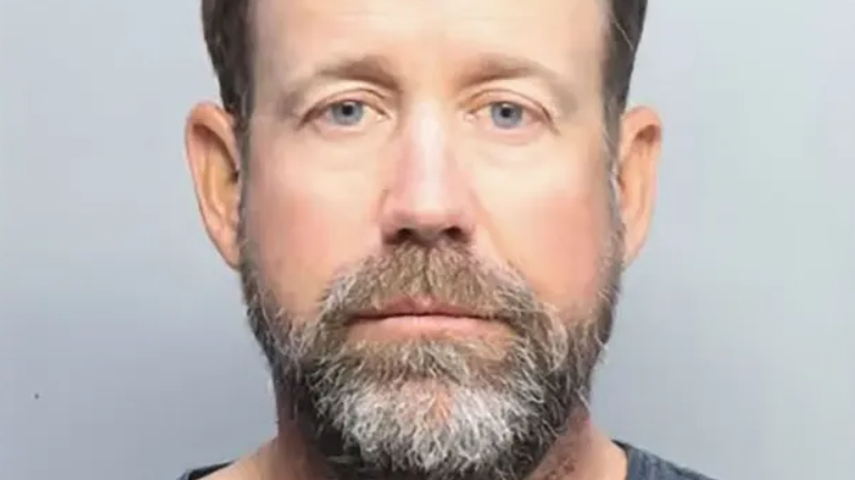 Erik Compton was arrested on Saturday. Pic: Miami-Dade Police
