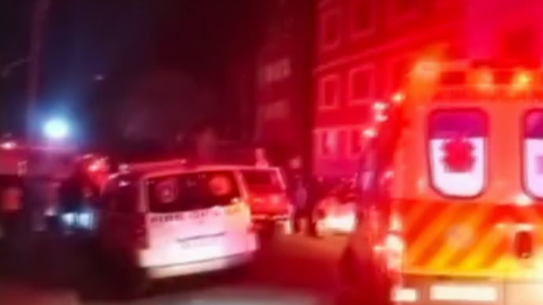 Dozens have been killed in a fire in a multi-storey building in South Africa&#39;s biggest city