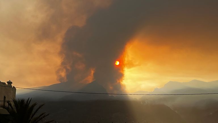 Fires in Tenerife