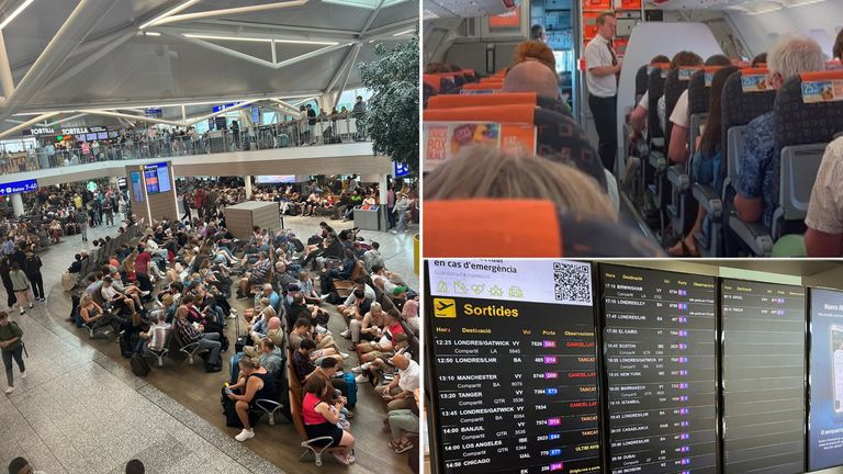  More than 1,000 flights were cancelled during the disruption