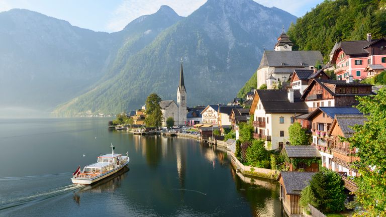 Lakeside village of Hallstatt, Austria