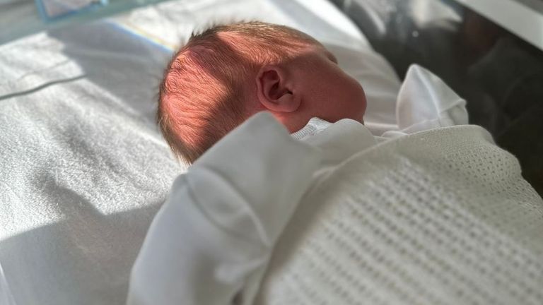 Henry is Harry and Kate Kane's fourth child. Pic: @HKane/X