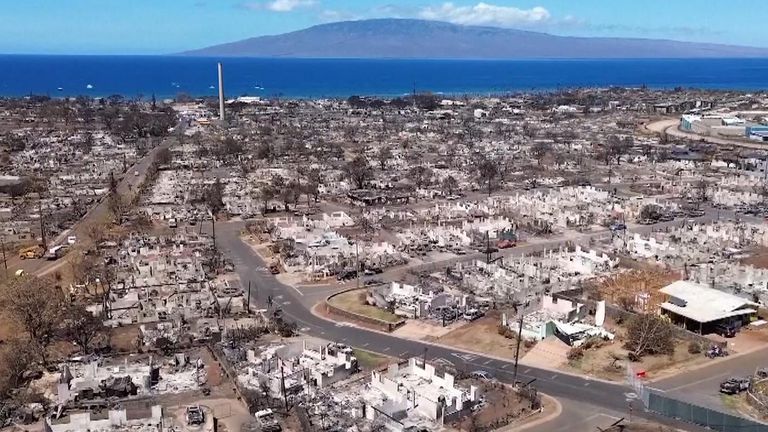 Hawaii Maui Destruction