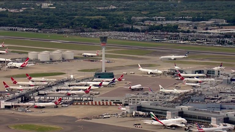 London Heathrow Airport  Where are we? 