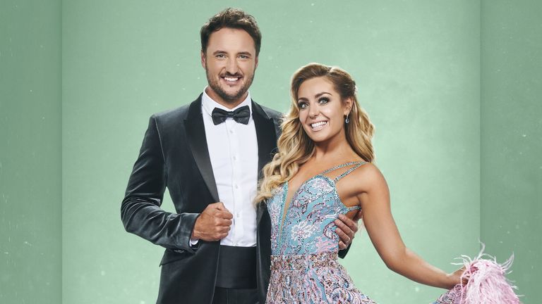 James Bye and Amy Dowden, who will dance together in Strictly Come Dancing 2022