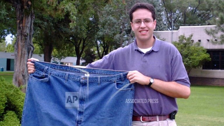 Jared Fogle said he lost weight by eating low-fat Subway sandwiches. Pic: AP