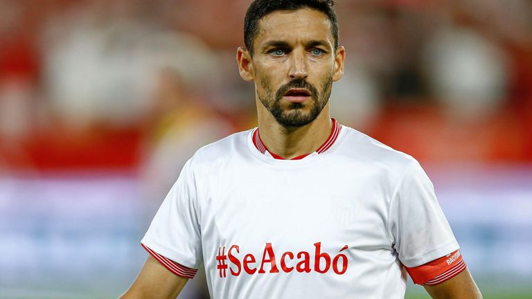 Jesus Navas of Sevilla FC