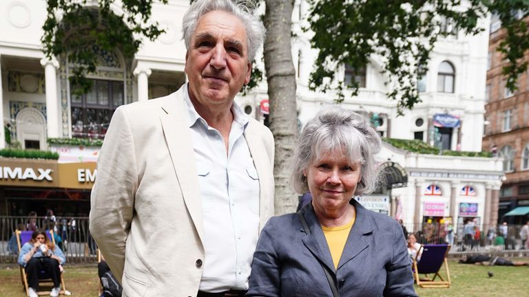 Jim Carter and  Imelda Staunton