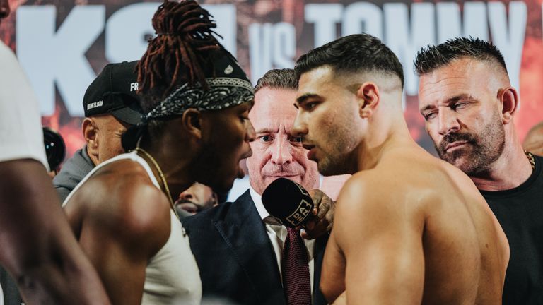 Tommy Fury will fight YouTuber KSI in October. Pic: Misfits Boxing/Dave Cavan
