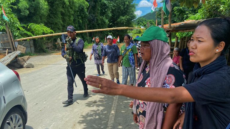 checkpoint in kuki area