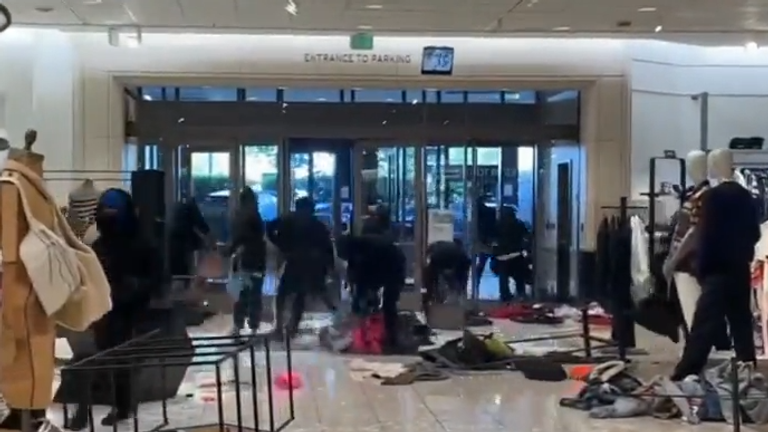 LA mall looting