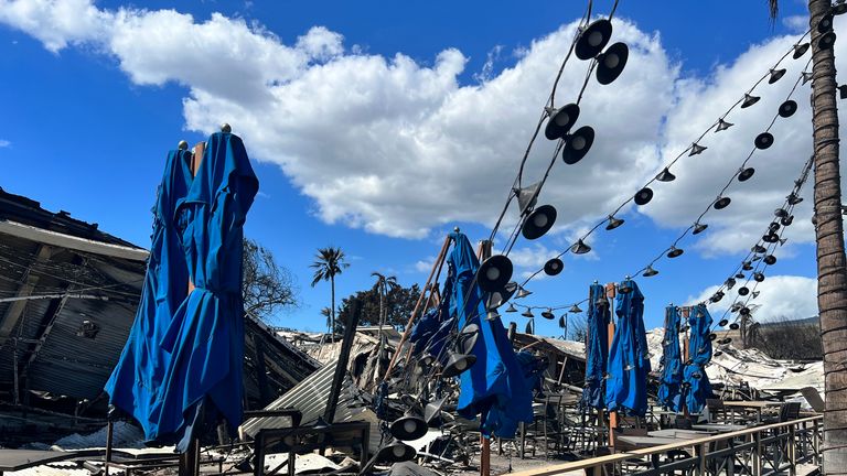 Restaurants have been destroyed