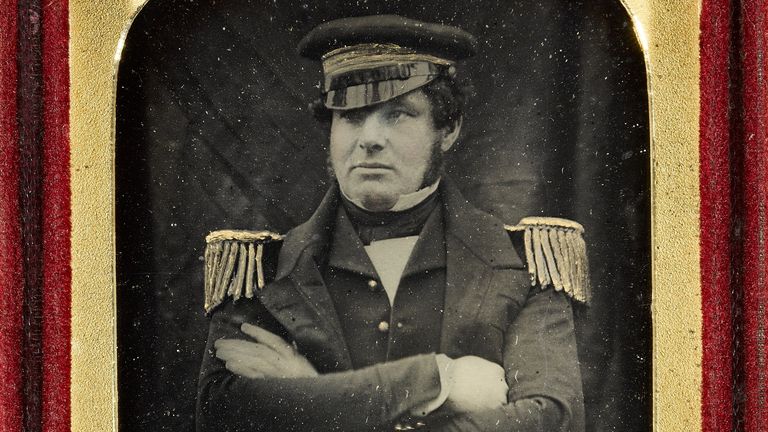 Lieut Fairholme - Pre-eminent set of daguerreotypes of Franklin&#39;s lost expedition to the Northwest passage. Pic: Sotheby&#39;s