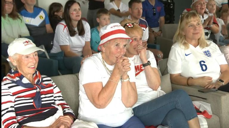 Relatives and friends of English footballer Lucy Bronze gathered to watch England play Spain in the Women&#39;s World Cup final at a screening on Sunday. Family members were still in high spirits despite the Lionnesses&#39; loss. 