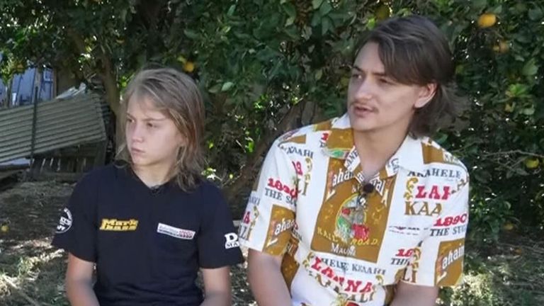 'I was just trying to survive': Teen brothers jumped into ocean to escape Hawaii wildfires