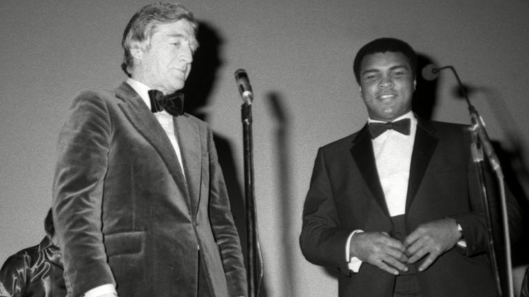 Michael Parkinson and Muhammad Ali in 1979