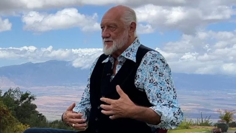 Mick Fleetwood tells Sky News what Maui means to him