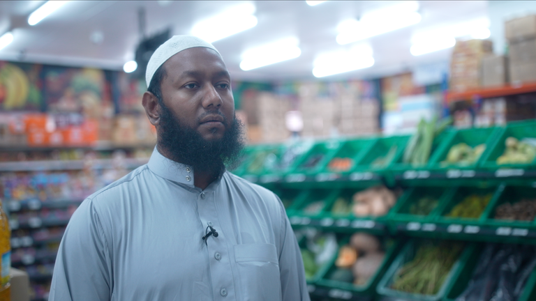 Anhar Ali, a shop manager of Al-Falah Supermarket in Bradford, says some applicants never had any intention of working as carers in the first place.
