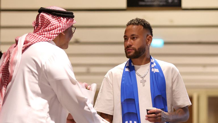 Neymar arrives in Saudi Arabia after departing Paris Saint-Germain to join  Al-Hilal in Saudi Pro League, World News