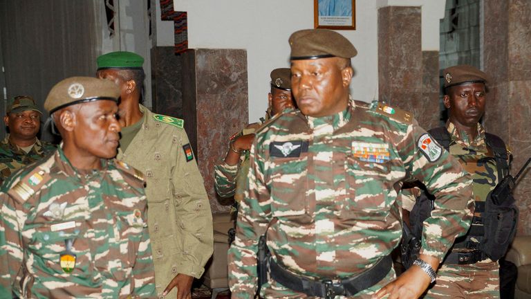 General Abdourahmane Tiani, who was declared as the new head of state of Niger 