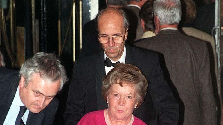 Tebbit with his wife Margaret