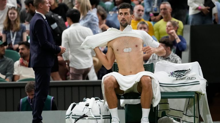Novak Djokovic: The 'Iron Man' device tennis star may wear at US Open - and what experts make of it