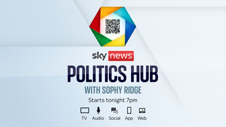 News Politics Hub with Sophy Ridge promo