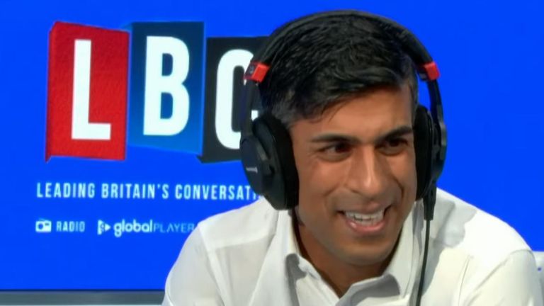 In an interview with LBC&#39;s Nick Ferrari, British Prime Minister Rishi Sunak discusses his upcoming trip to Disneyland in California with his family. 