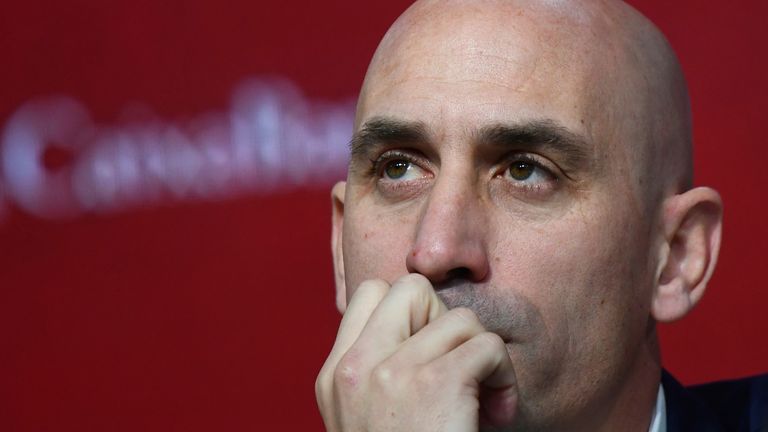 Luis Rubiales. Pic: AP