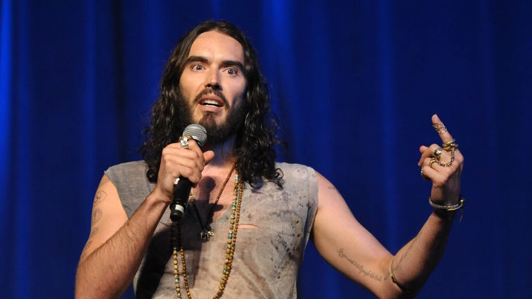 Russell Brand in 2012 Pic: AP