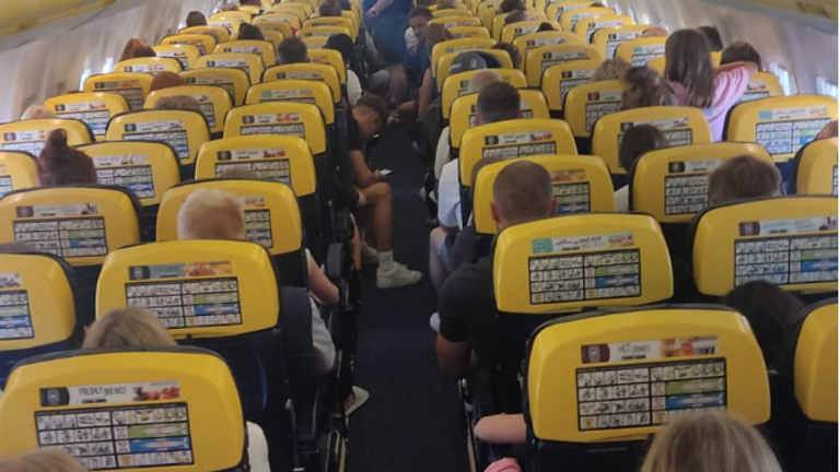 Passengers on a flight from Lanzarote to Newcastle who have been delayed by two hours so far 
