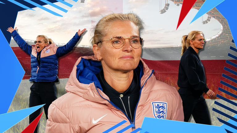 Sarina Wiegman. Teaser image for James Robinson profile on England manager.
