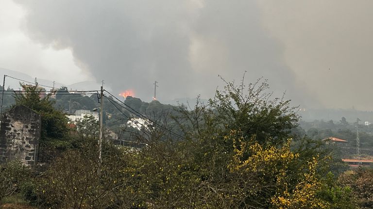 Fires in Tenerife
