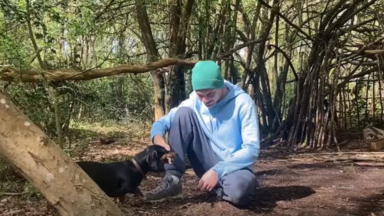 Christopher was bitten by ticks whilst dog walking in Surrey