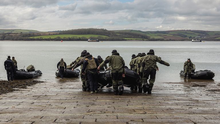 Ukrainian commandos have spent more than six months being trained by elite British forces