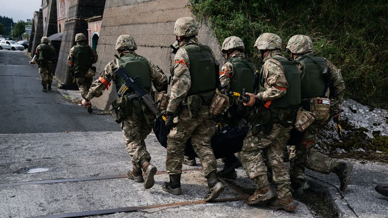 Ukrainian commandos have spent more than six months being trained by elite British forces