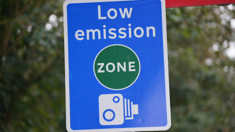Low Emission Zone (ULEZ) sign