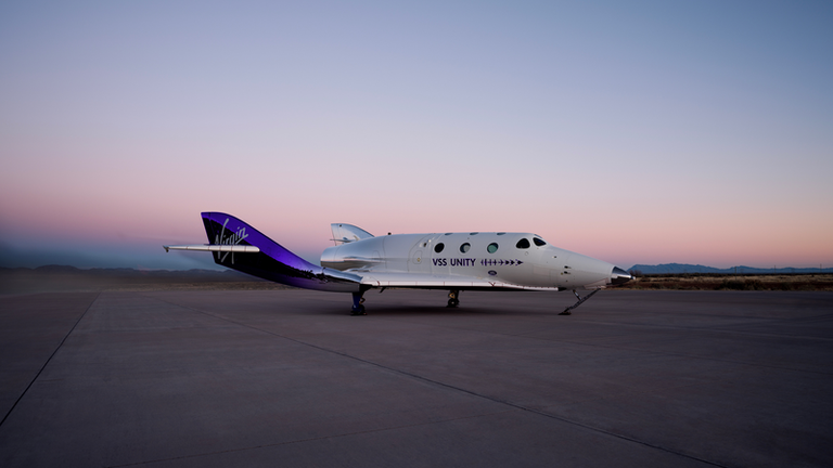 VSS Unity spaceplane. Pic: Virgin Galactic