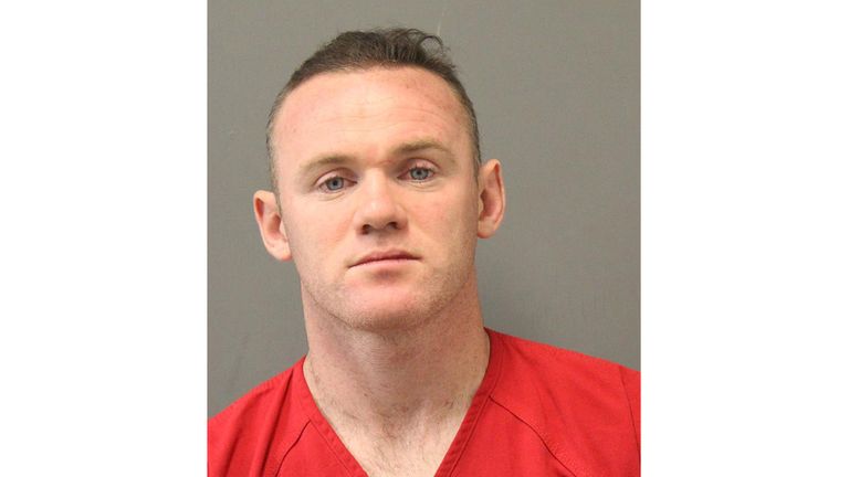 English soccer player Wayne Rooney is shown in this booking photo provided January 6, 2019.  Rooney was arrested at Dulles Airport outside Washington D.C., for public intoxication and booked into the Loudoun County Adult Detention Center on December 16, 2018.   Loudoun County Sheriff&#39;s Office/Handout via REUTERS. ATTENTION EDITORS - THIS IMAGE HAS BEEN SUPPLIED BY A THIRD PARTY.