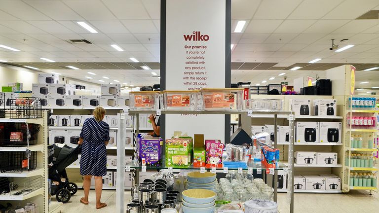 Wilco store in Wood Green shopping city 