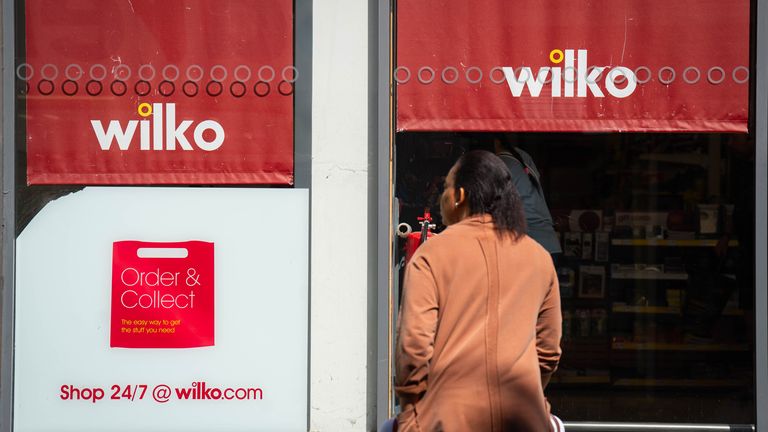 A general view of a Wilko store in Northampton, Northamptonshire, as the budget retailer has entered administration after failing to secure a rescue deal, putting around 12,000 jobs in jeopardy. The chain, which runs more than 400 stores across the UK, told staff on Thursday that it has hired administrators from PwC to oversee the process.