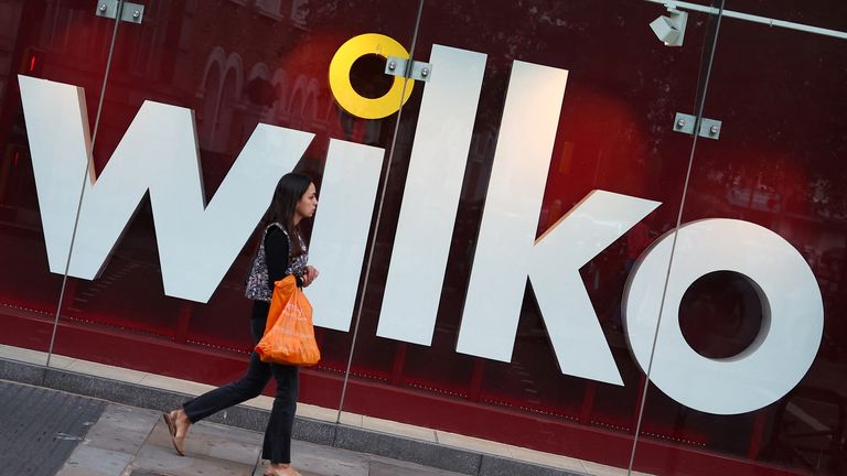 A branch of the discount retail homeware store Wilko is seen in London, Britain, August 3, 2023. REUTERS/Toby Melville