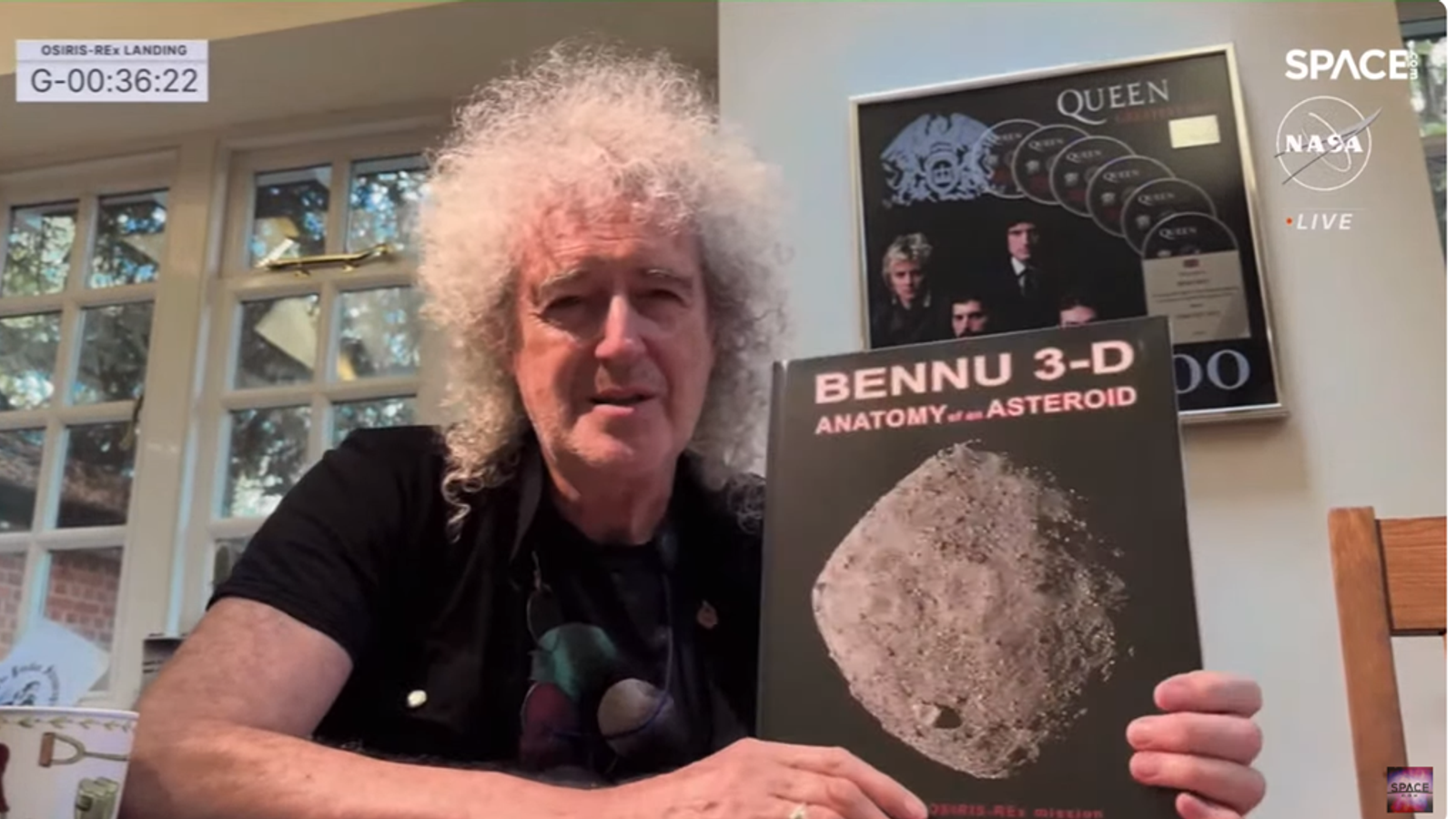 Sir Brian May ist „extrem stolz“, Teil des Osiris-Rex-Asteroidenmonsterteams zu sein |  Pfropf- und Kunstnachrichten